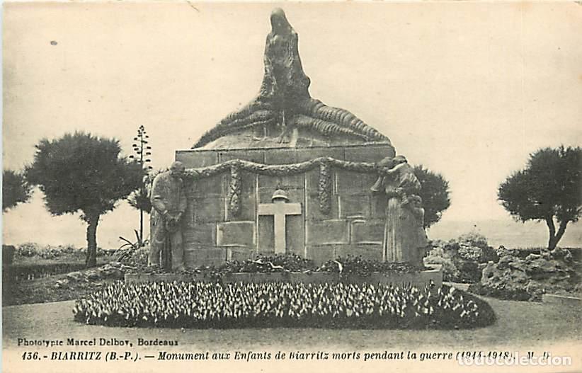 Postcards: France - 64 - Biarritz - Monument aux Enfants de Biarritz morts pendant la guerre 1914-1918 - CPA -