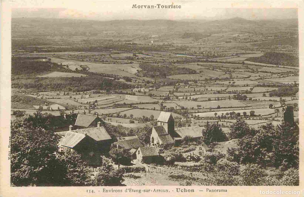 Postcards: France - 71 - Uchon - Panorama - Environs d'Etang sur Arroux - Correspondance - CPA - Oblit&eacute;ration r