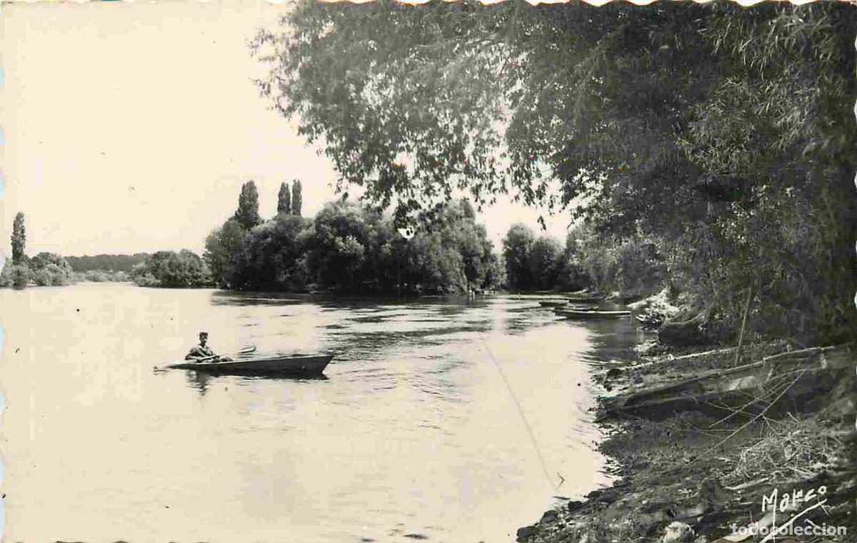 Postais: France - 76 - Tourville la Rivi&egrave;re - Bras de Seine &agrave; B&eacute;danne - Anim&eacute;e - Correspondance - Mention Pho