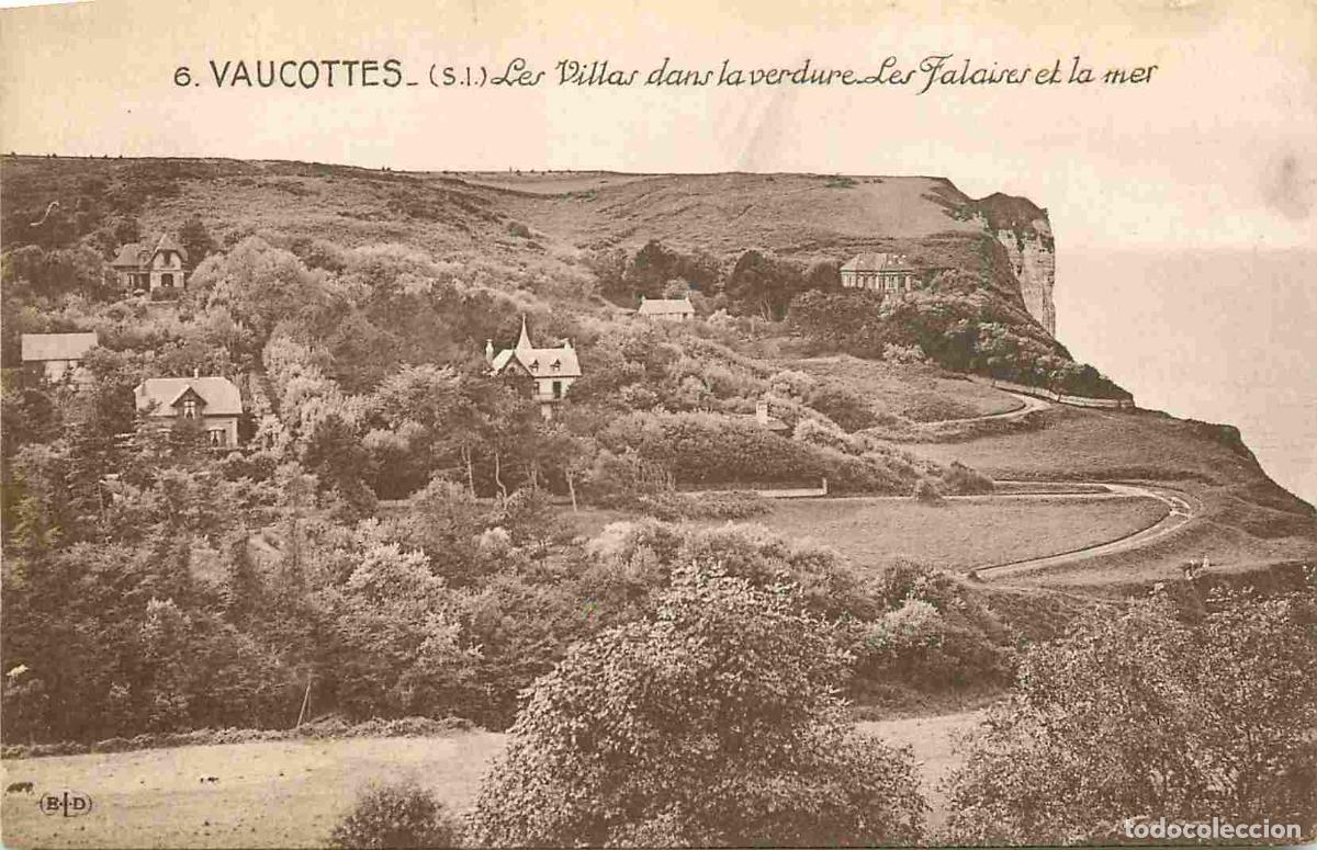 Postais: France - 76 - Vaucottes - Les Villas dans la verdure - Les Falaises et la Mer - CPA - Voir Scans Rec