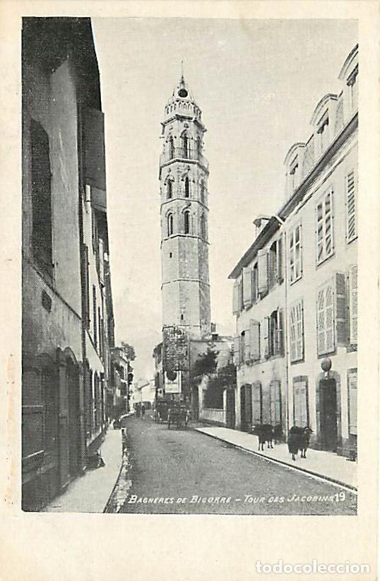 Postais: France - 65 - Bagn&egrave;res de Bigorre - Tour des Jacobins - Carte Chocolat Louit - CPA - Voir Scans Rect