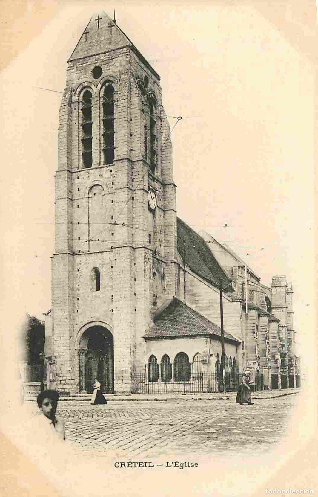 Postkarten: France - 94 - Cr&eacute;teil - L'Eglise - Anim&eacute;e - Pr&eacute;curseur - CPA - Voir Scans Recto-Verso