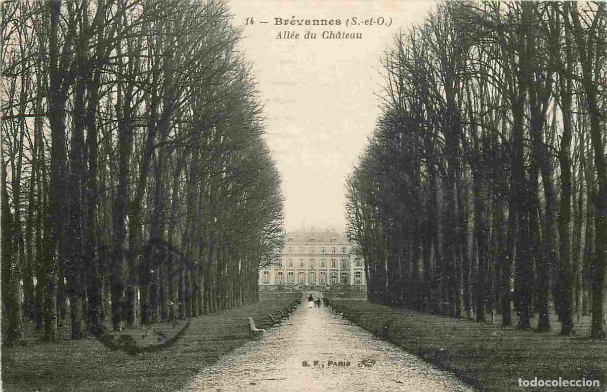 Postais: France - 94 - Limeil Brevannes - Br&eacute;vannes - All&eacute;e du Ch&acirc;teau - CPA - Oblit&eacute;ration ronde de 1919 - V