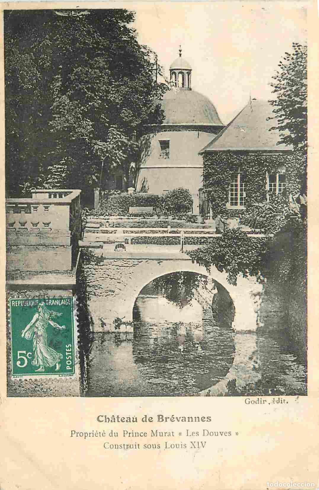 Postales: France - 94 - Limeil Brevannes - Ch&acirc;teau de Br&eacute;vannes - CPA - Oblit&eacute;ration ronde - Voir Scans Recto-