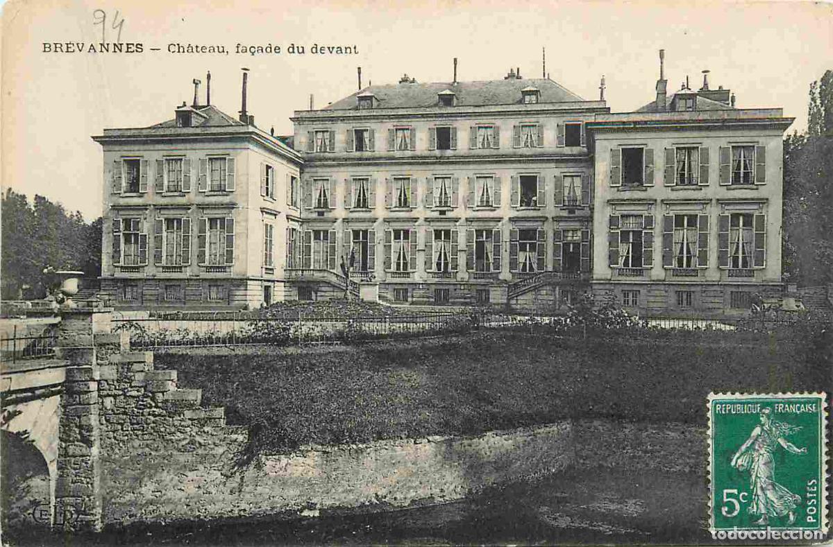 Postales: France - 94 - Limeil Brevannes - Ch&acirc;teau - fa&ccedil;ade du devant - CPA - Oblit&eacute;ration ronde - Voir Scans