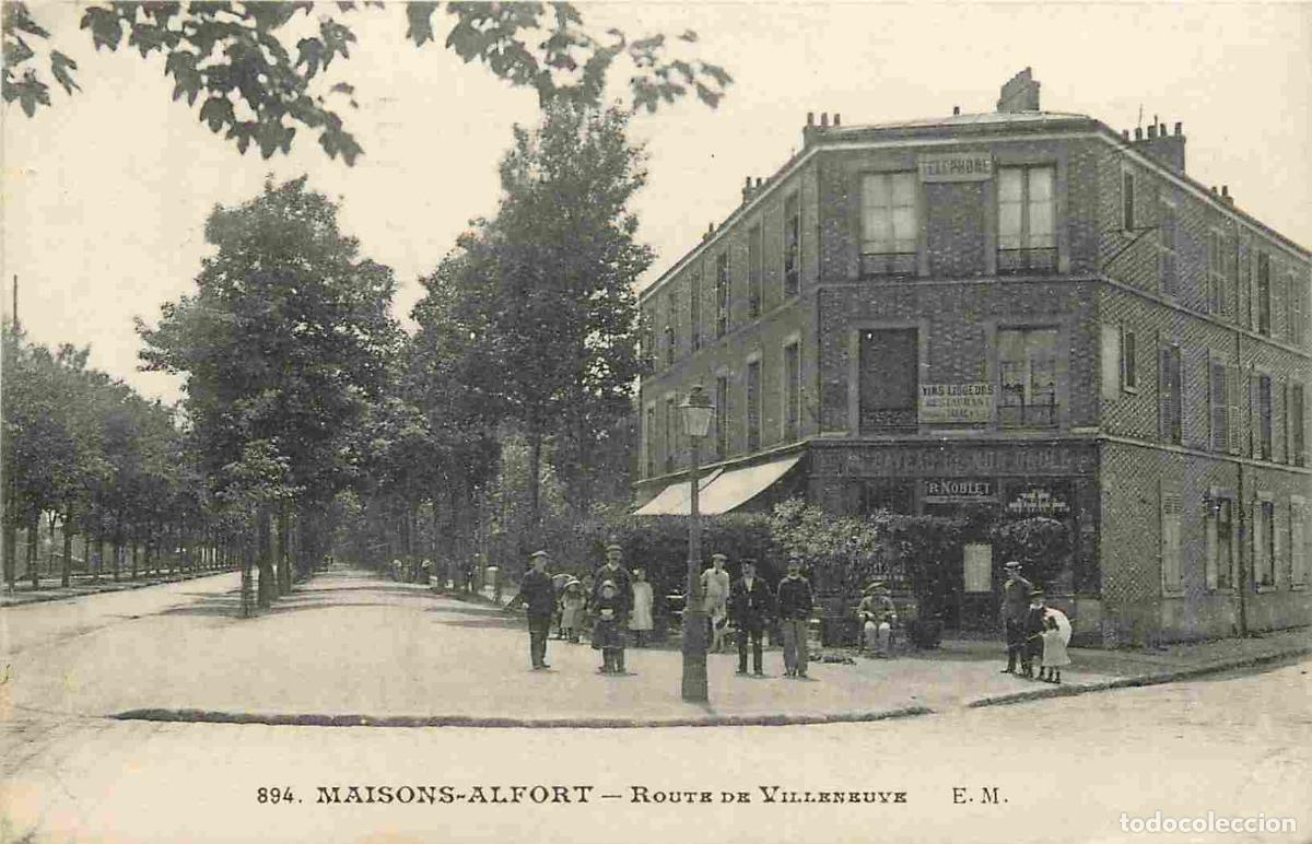 Postales: France - 94 - Maisons Alfort - Route de Villeneuve - Anim&eacute;e - Correspondance - CPA - Voir Scans Rect