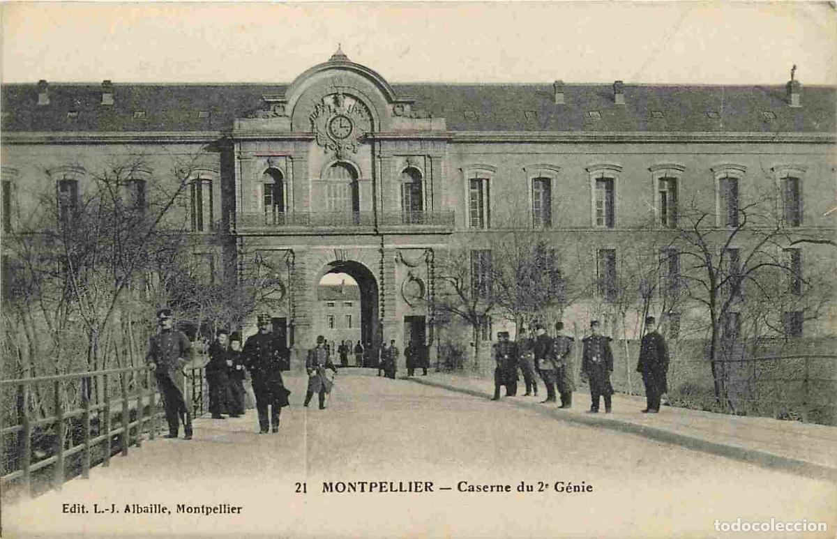 Cartes Postales: France - 34 - Montpellier - Caserne du 2e G&eacute;nie - Anim&eacute;e - Militaria - Correspondance - CPA - Voyag&eacute;