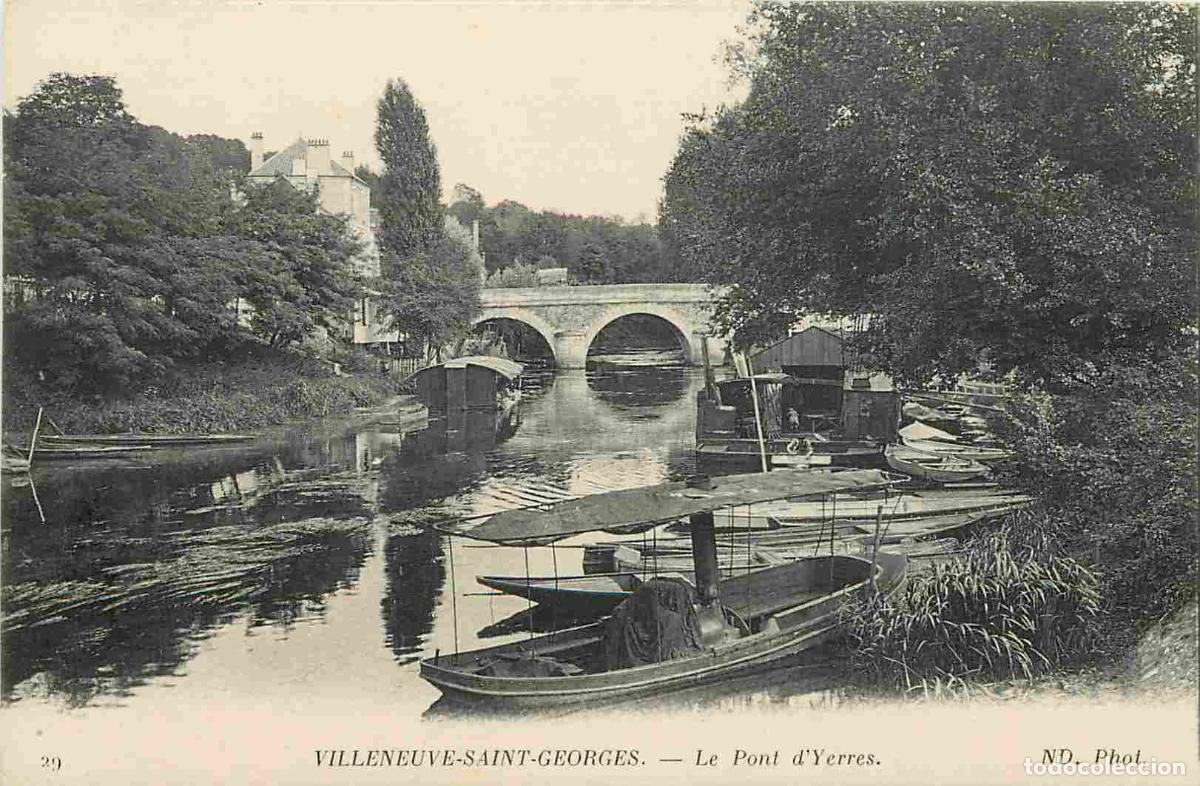 Cartes Postales: France - 94 - Villeneuve Saint Georges - Le Pont d'Yerres - CPA - Voir Scans Recto-Verso