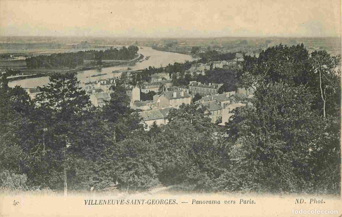 Cartes Postales: France - 94 - Villeneuve Saint Georges - Panorama vers Paris - CPA - Voir Scans Recto-Verso