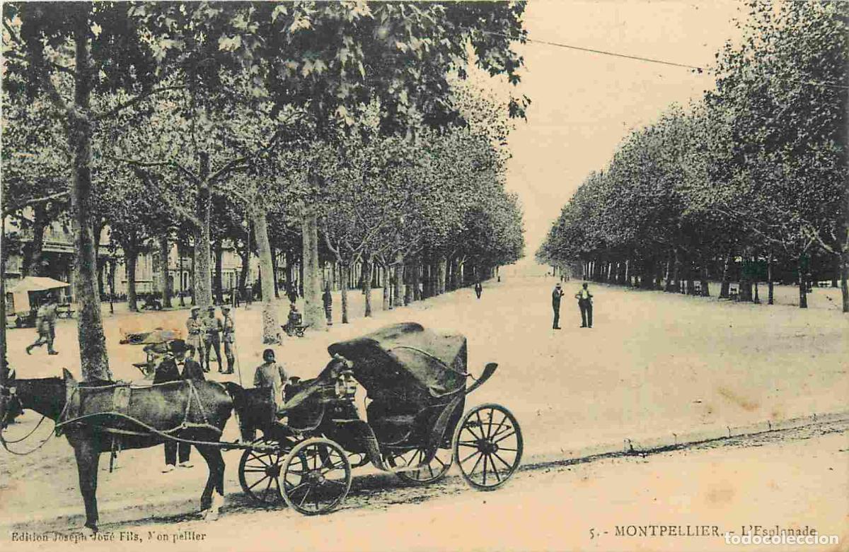 Cartes Postales: France - 34 - Montpellier - L'Esplanade - Anim&eacute;e - CPA - Oblit&eacute;ration ronde de 1922 - Voir Scans Rec