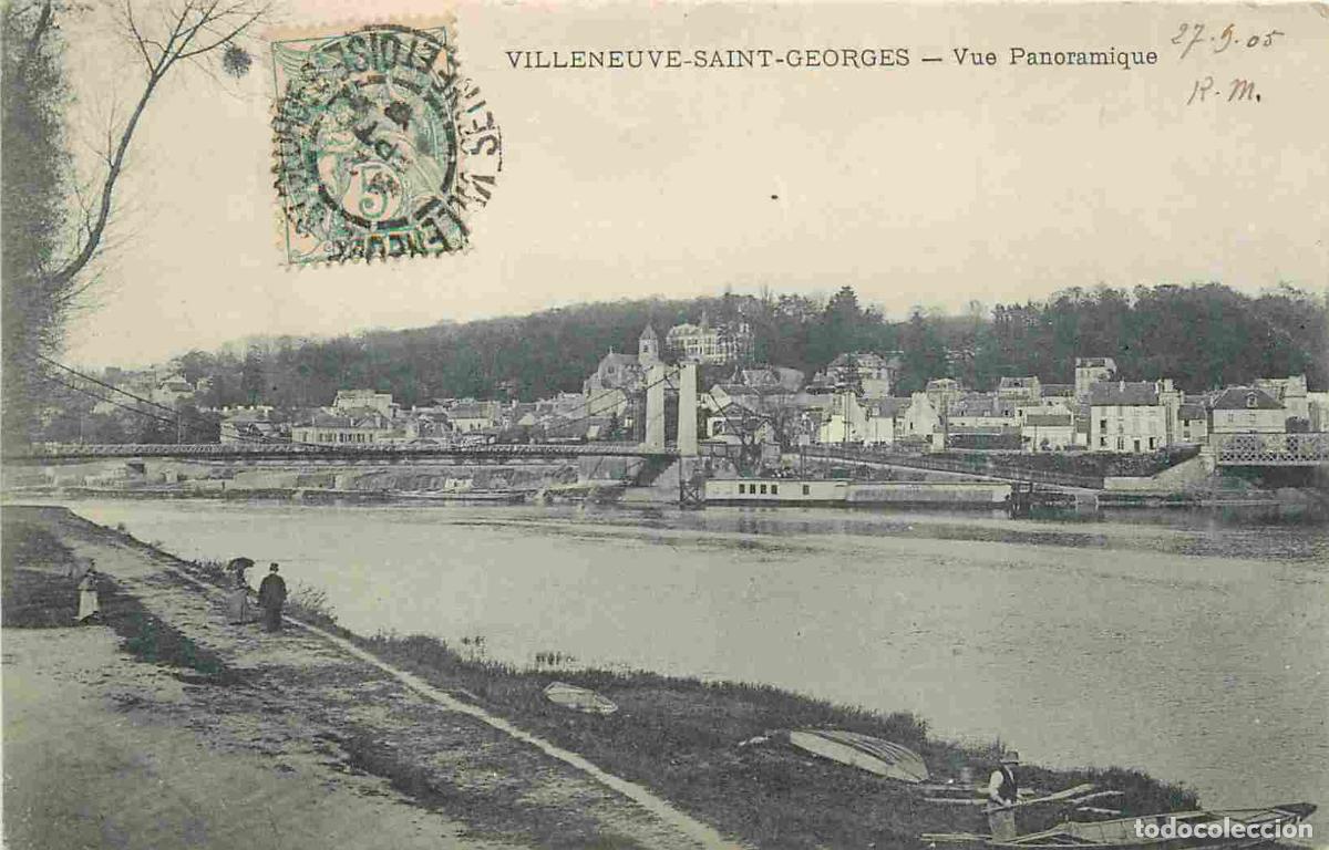 Cartes Postales: France - 94 - Villeneuve Saint Georges - Vue Panoramique - CPA - Oblit&eacute;ration ronde de 1905 - Voir S