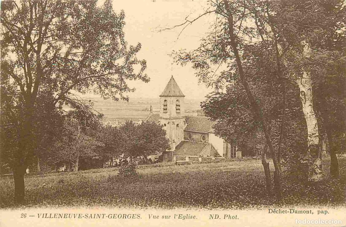 Cartes Postales: France - 94 - Villeneuve Saint Georges - Vue sur l'Eglise - CPA - Voir Scans Recto-Verso
