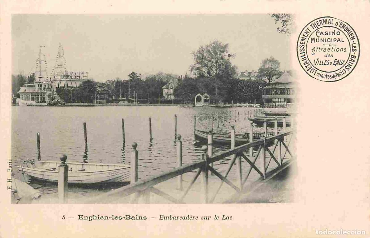Postais: France - 95 - Enghien les Bains - Embarcad&egrave;re sur le Lac - Pr&eacute;curseur - CPA - Voir Scans Recto-Verso