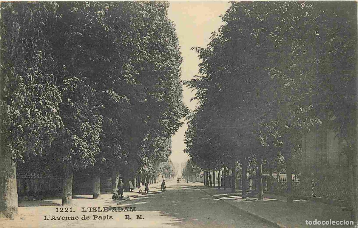 Postais: France - 95 - L'Isle Adam - L'Avenne de Paris - Anim&eacute;e - Correspondance - CPA - Voir Scans Recto-Ver