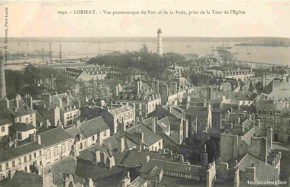 Postales: France - 56 - Lorient - Vue panoramique du Port et de la Rade prise de la Tour de l'Eglise - CPA - V