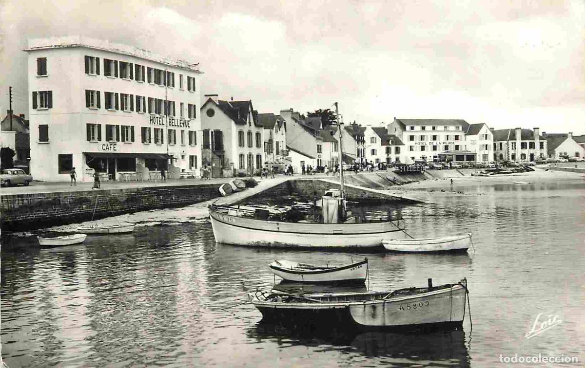 Postais: France - 56 - Presqu'Ile de Quiberon - Saint Pierre Quiberon - Port d'Oronge - Anim&eacute;e - Hotel Bellev