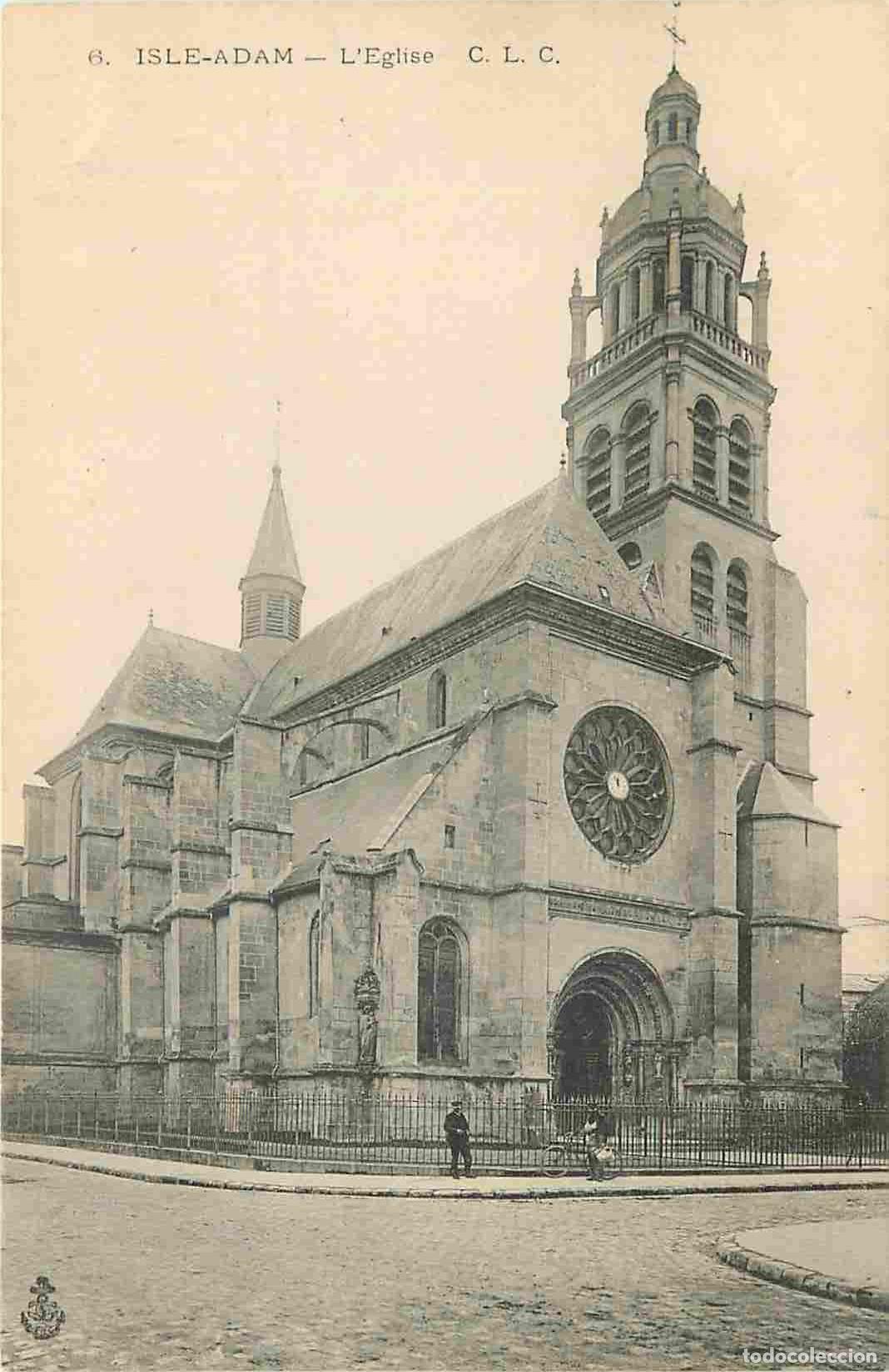 Postales: France - 95 - L'Isle Adam - L'Eglise - Anim&eacute;e - CPA - Voir Scans Recto-Verso