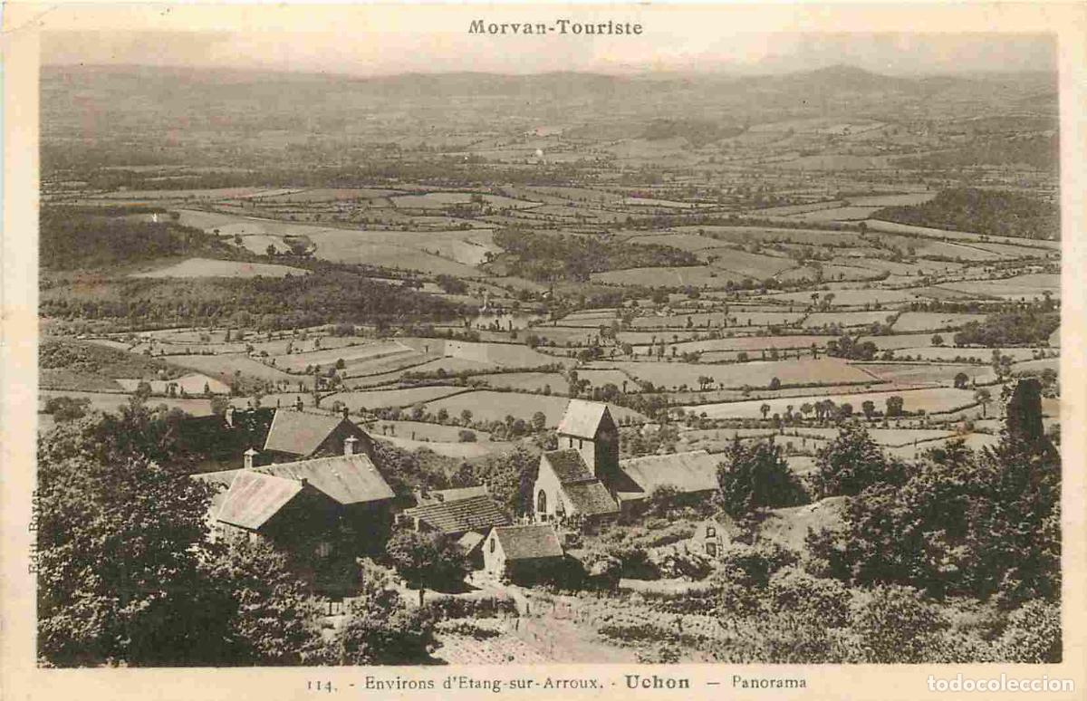 Cartes Postales: France - 71 - Uchon - Panorama - Environs d'Etang sur Arroux - Correspondance - CPA - Oblit&eacute;ration r