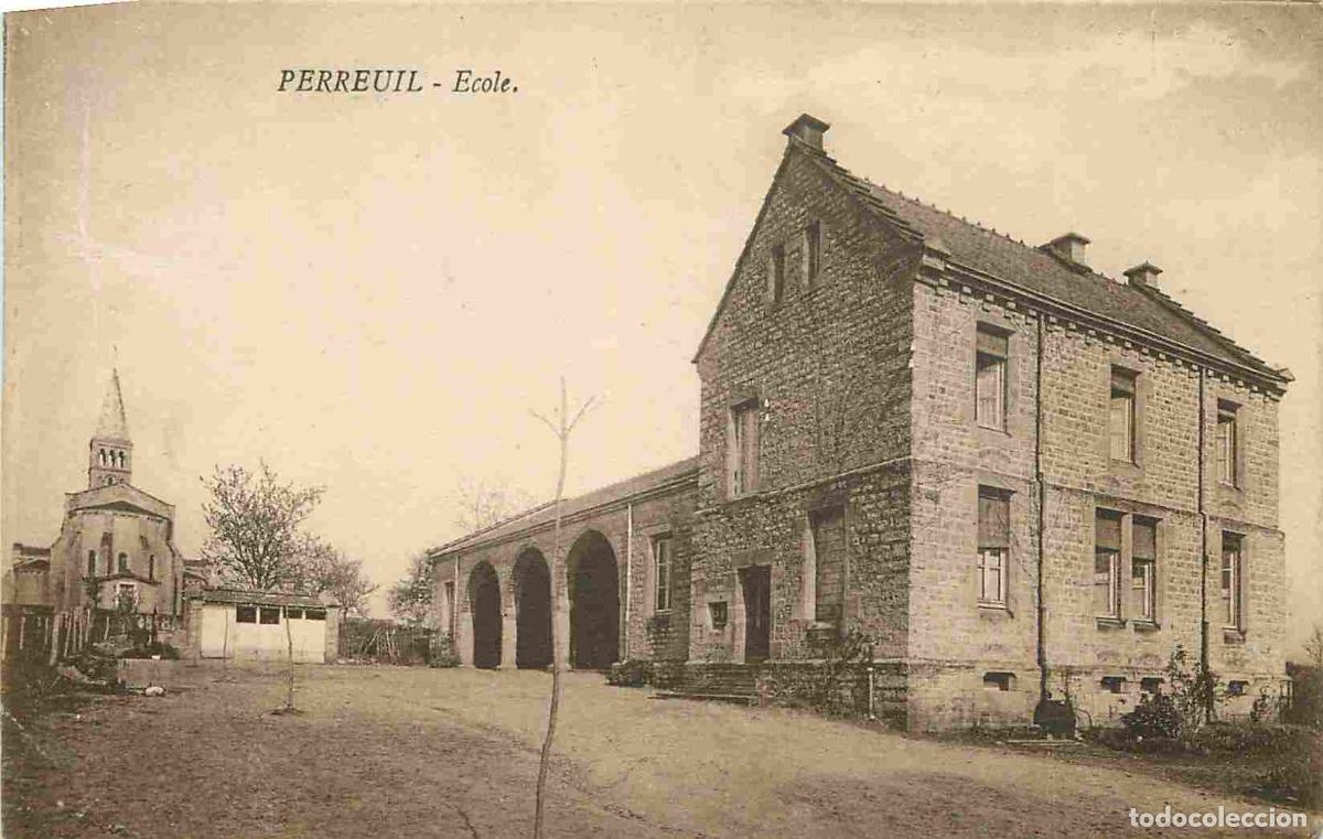 Postais: France - 71 - Perreuil - Ecole - CPA - Voyag&eacute;e en 1925 - Voir Scans Recto-Verso