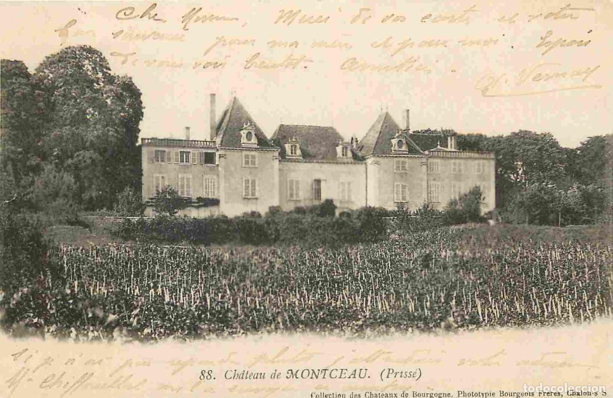 Postais: France - 71 - Priss&eacute; - Ch&acirc;teau de Montceau - Pr&eacute;curseur - CPA - Oblit&eacute;ration ronde de 1903 - Voir Sc