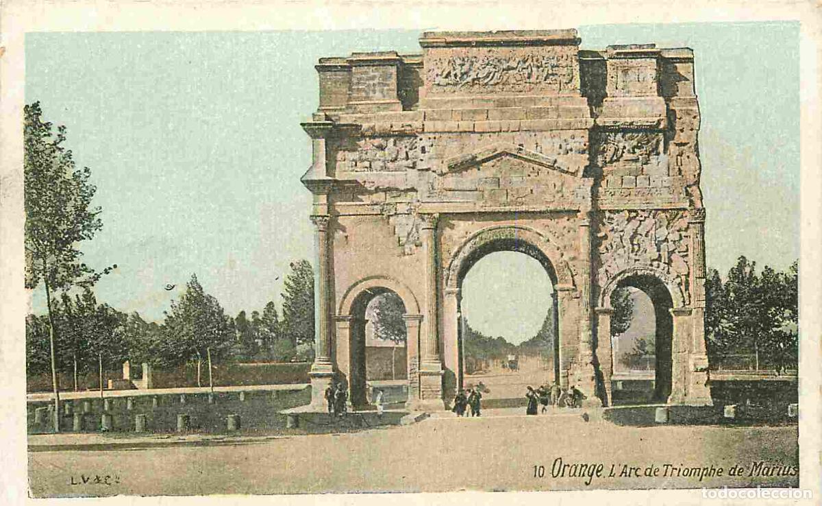 Postais: France - 84 - Orange - Arc de Triomphe de Marius - Coloris&eacute;e - CPA - Voir Scans Recto-Verso