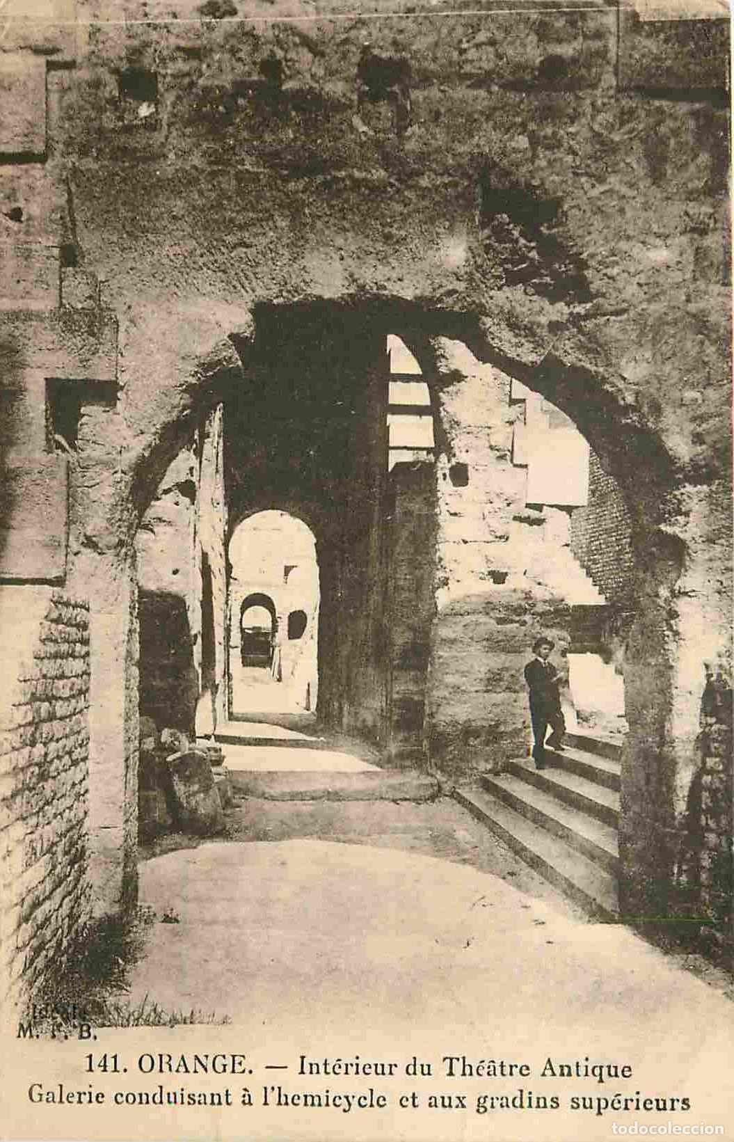 Postais: France - 84 - Orange - Int&eacute;rieur du Th&eacute;&acirc;tre Antique - Galerie conduisant &agrave; l'hemicle aux gradins sup