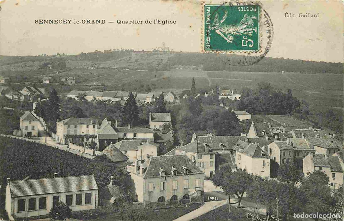 Postais: France - 71 - Sennecey le Grand - Quartier de l'Eglise - CPA - Voir Scans Recto-Verso
