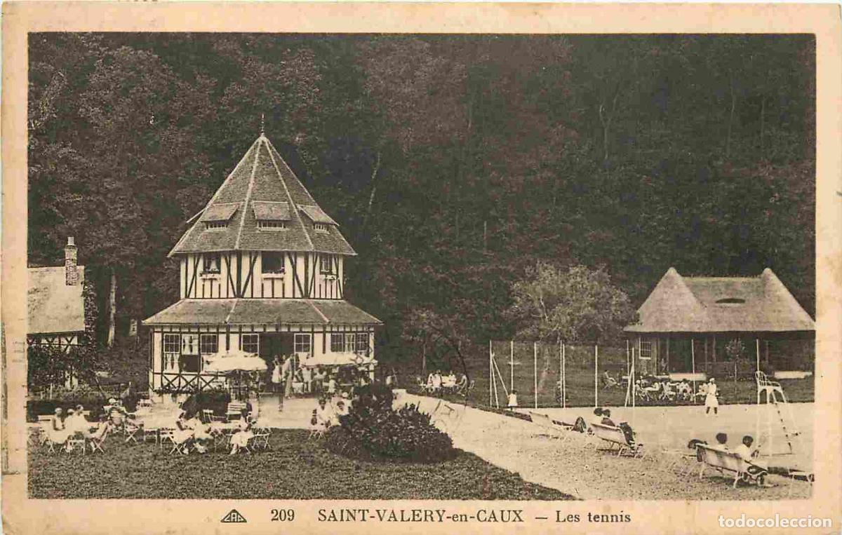 Postais: France - 76 - Saint Val&eacute;ry en Caux - Les Tennis - Anim&eacute;e - CPA - Voir Scans Recto-Verso