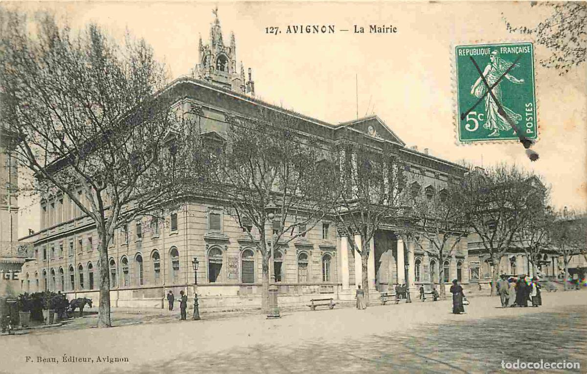Postais: France - 84 - Avignon - La Mairie - Anim&eacute;e - CPA - Voir Scans Recto-Verso