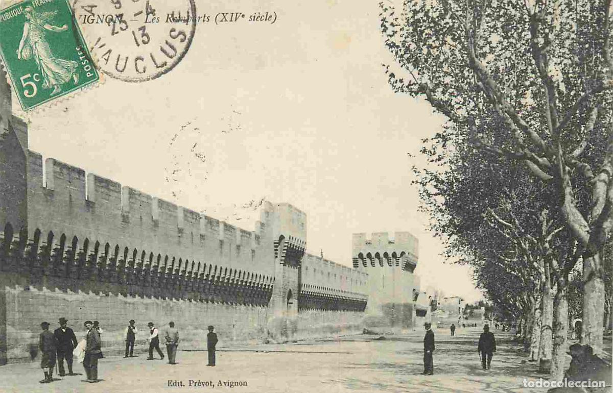 Postais: France - 84 - Avignon - Les Remparts - Anim&eacute;e - CPA - Oblit&eacute;ration ronde de 1913 - Voir Scans Recto-