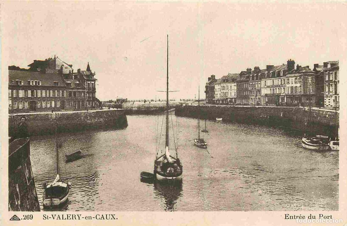Postcards: France - 76 - Saint Val&eacute;ry en Caux - Ent&eacute;e du Port - CPA - Voir Scans Recto-Verso