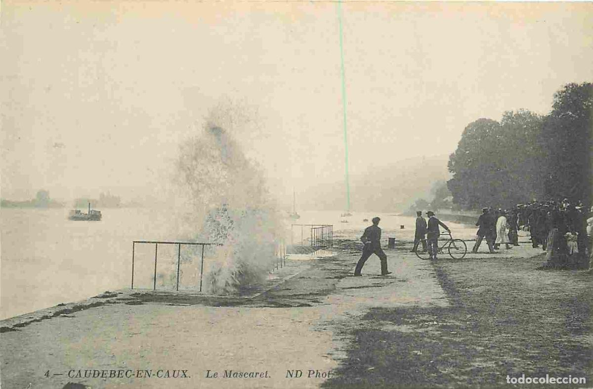 Postcards: France - 76 - Caudebec en Caux - Le Mascaret - Anim&eacute;e - CPA - Voir Scans Recto-Verso