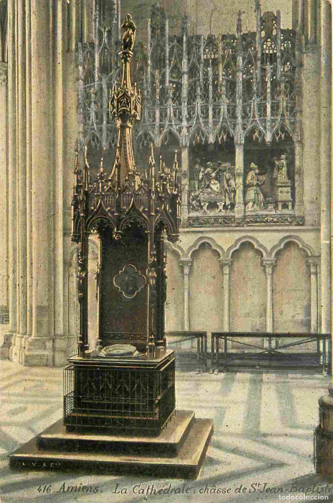 Postkarten: France - 80 - Amiens - int&eacute;rieur de la Cath&eacute;drale Notre Dame - Chasse de Saint Jean Baptiste - Art R