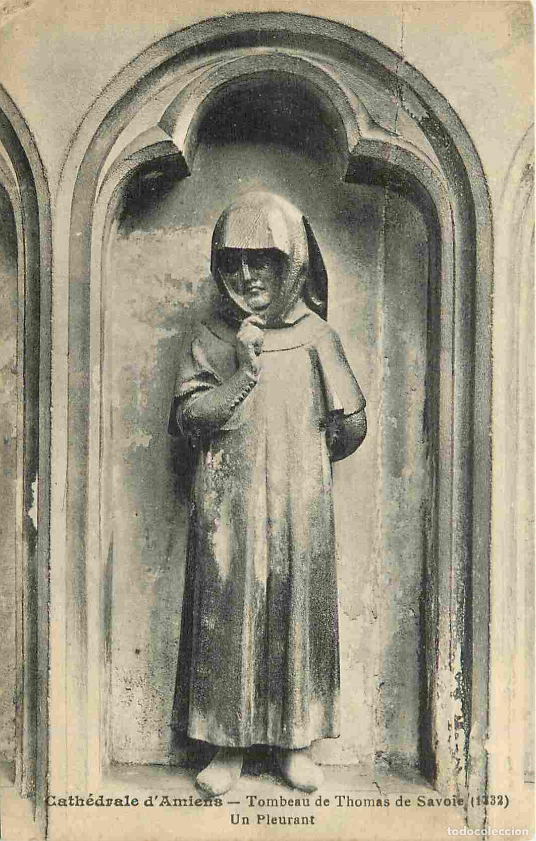 Postkarten: France - 80 - Amiens - int&eacute;rieur de la Cath&eacute;drale Notre Dame - Tombeau de Thomas de Savoie - Un Pleu