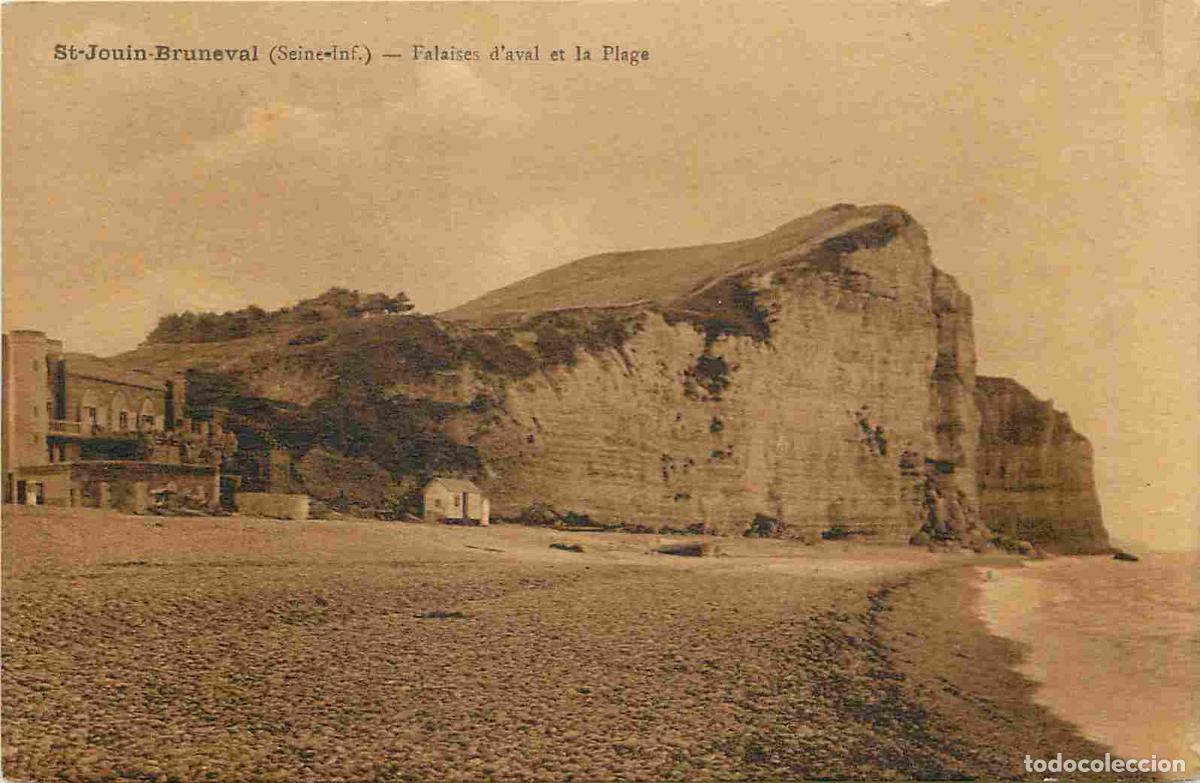 Postcards: France - 76 - Saint Jouin Bruneval - Falaises d'aval et la Plage - CPA - Voir Scans Recto-Verso
