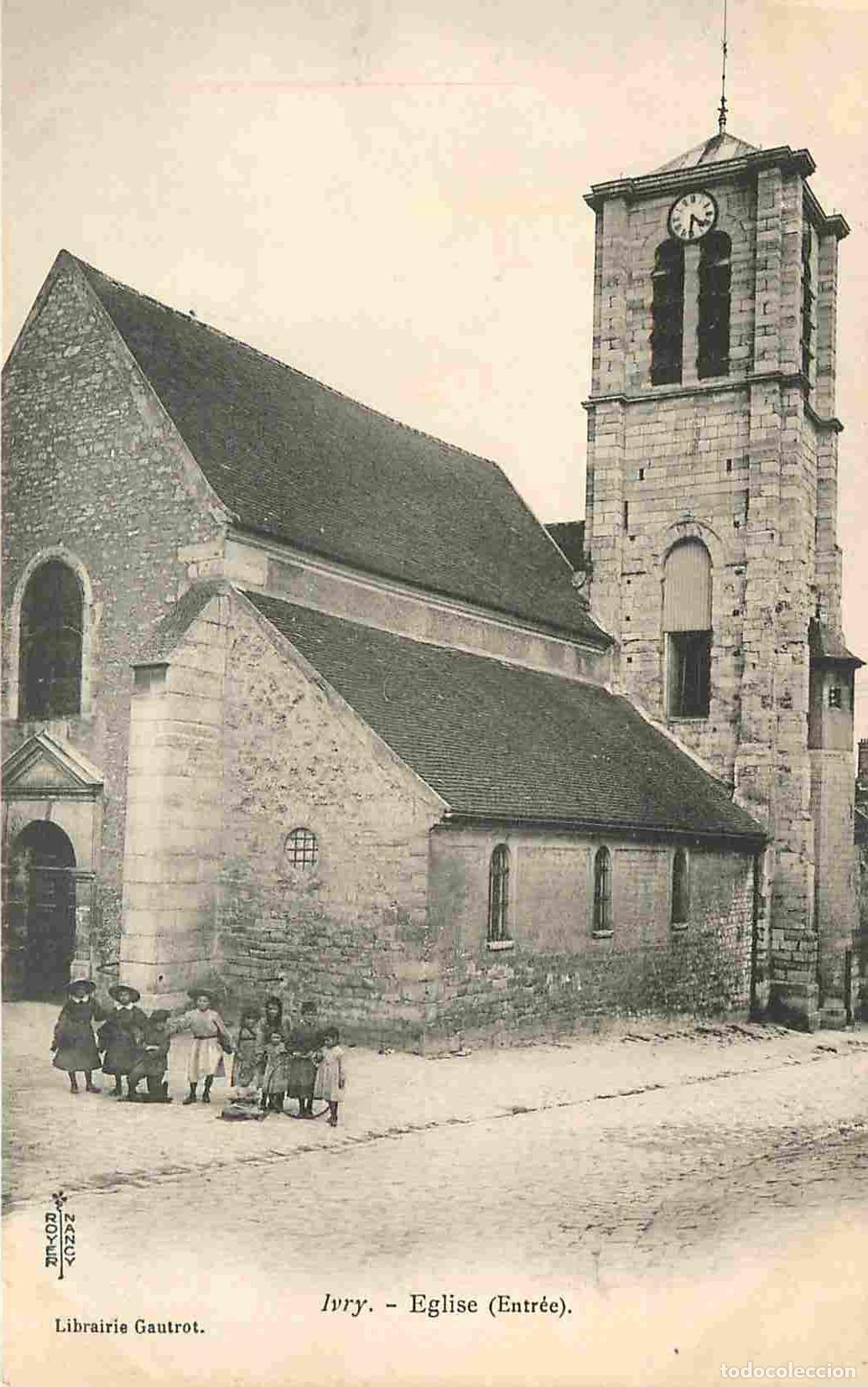 Cartes Postales: France - 94 - Ivry sur Seine - L'Eglise - Anim&eacute;e - Pr&eacute;curseur - CPA - Voir Scans Recto-Verso