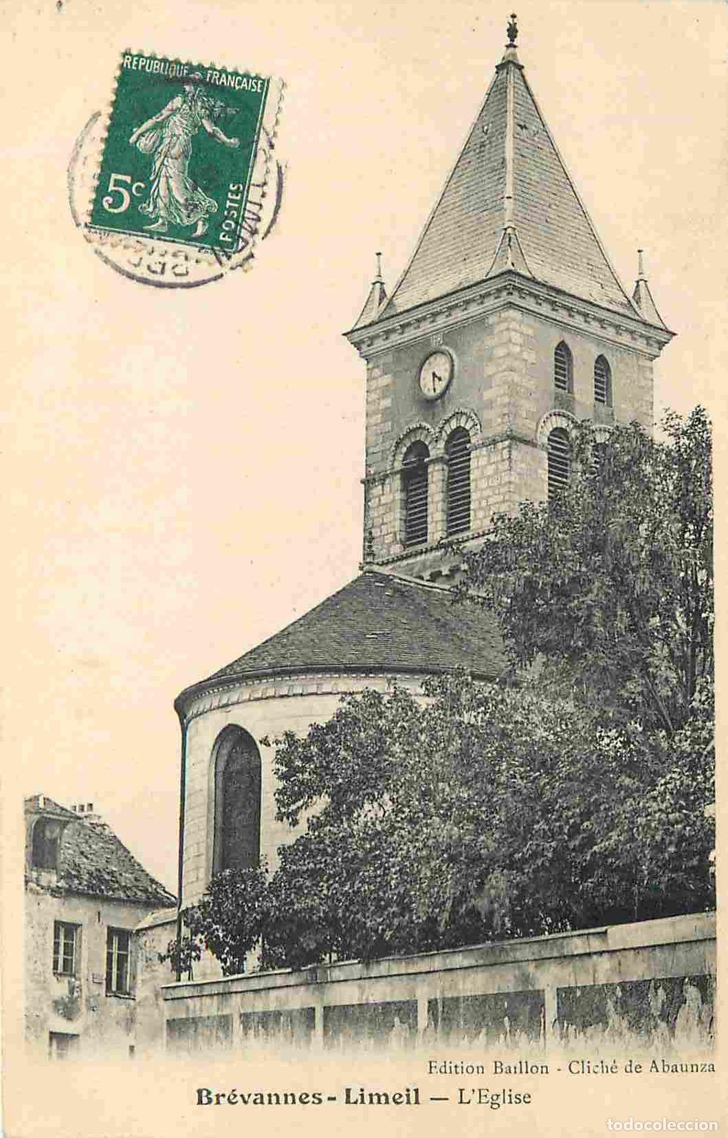 Cartes Postales: France - 94 - Limeil Brevannes - L'Eglise - CPA - Oblit&eacute;ration ronde de 1907 - Voir Scans Recto-Vers