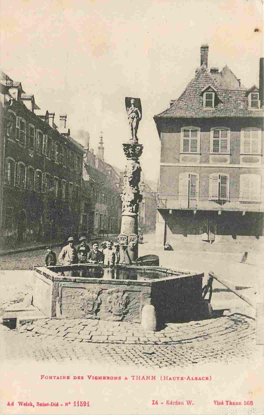 Cartes Postales: France - 68 - Thann - Fontaine des Vignerons - Anim&eacute;e - CPA - Carte Neuve - Voir Scans Recto-Verso