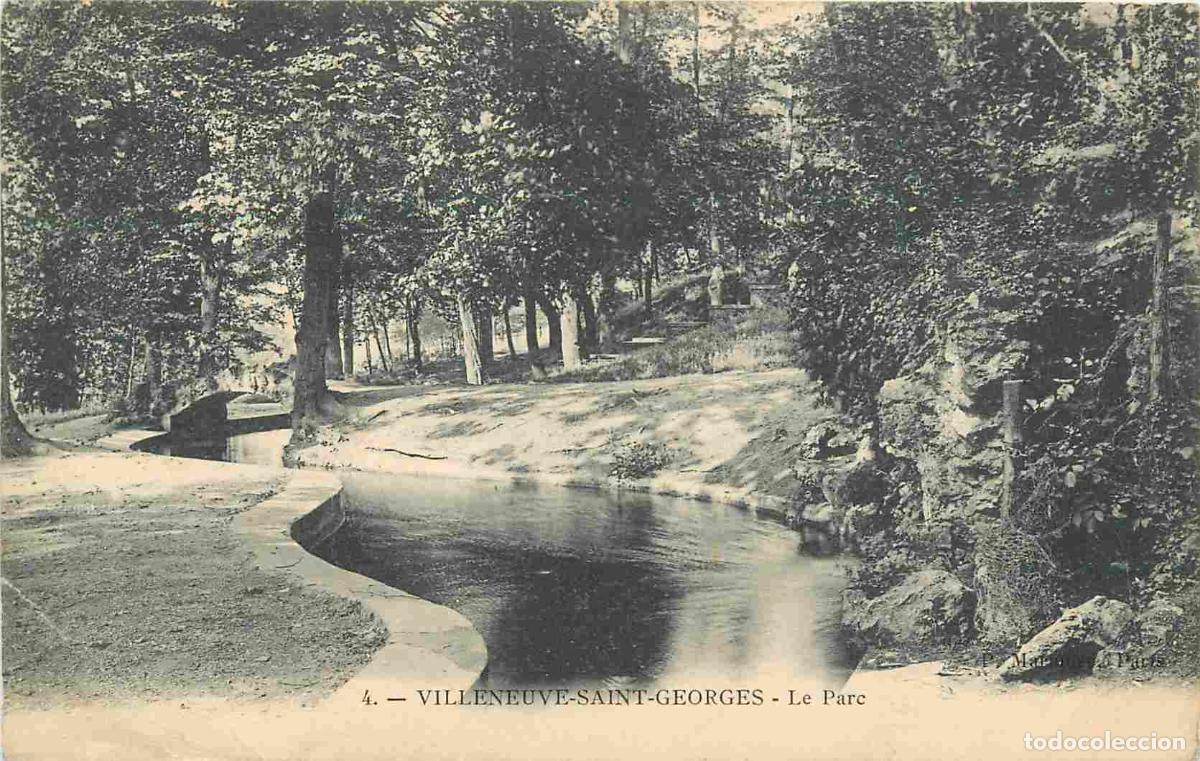 Postcards: France - 94 - Villeneuve Saint Georges - Le Parc - CPA - Etat l&eacute;ger pli visible - Voir Scans Recto-V