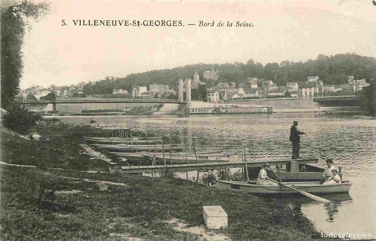 Postcards: France - 94 - Villeneuve Saint Georges - Bord de la Seine - Anim&eacute;e - CPA - Voir Scans Recto-Verso