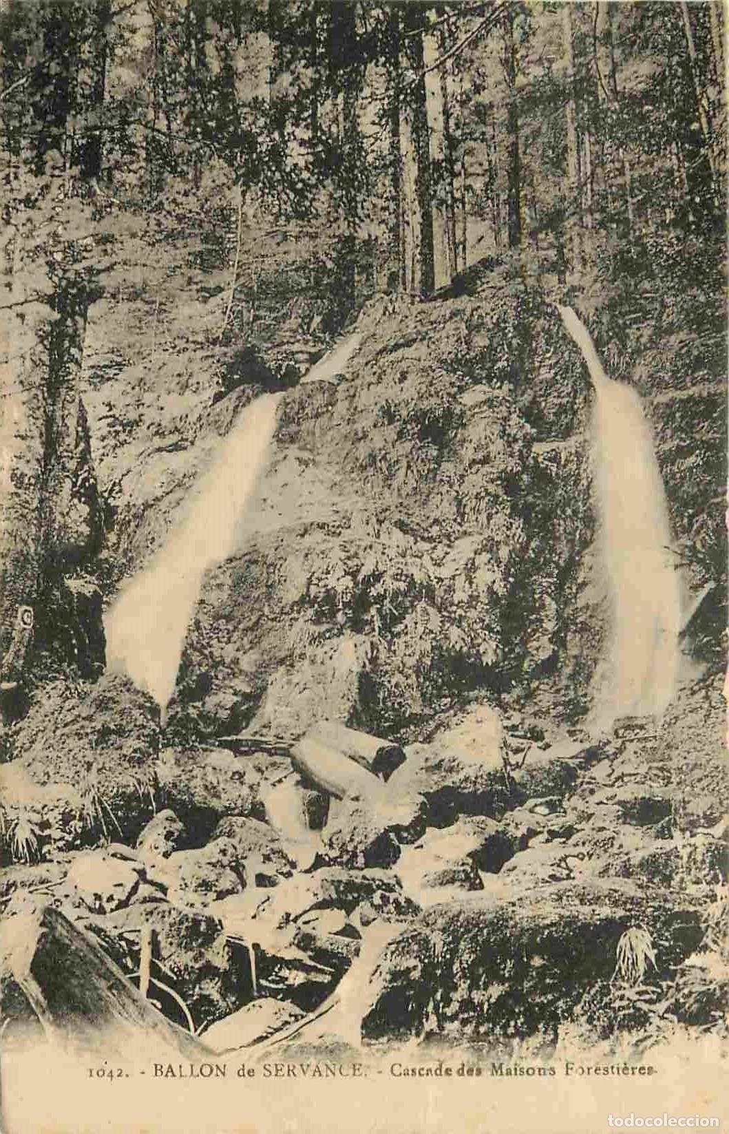 Postais: France - 70 - Ballon de Servance - Cascade des Maisons Foresti&egrave;res - CPA - Oblit&eacute;ration ronde de 193