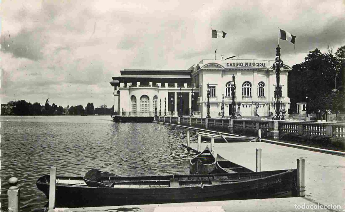 Postais: France - 95 - Enghien les Bains - Le Casino Municipal - Carte Dentel&eacute;e - CPSM format CPA - Voir Scan