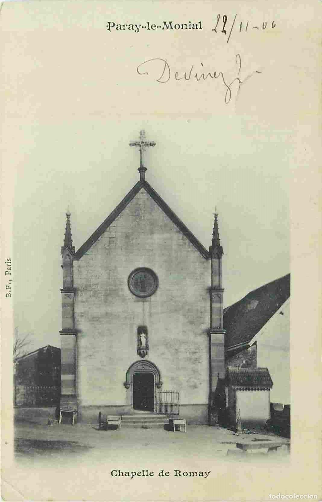 Postcards: France - 71 - Paray le Monial - Chapelle de Notre Dame de Romay - Pr&eacute;curseur - CPA - Oblit&eacute;ration ro