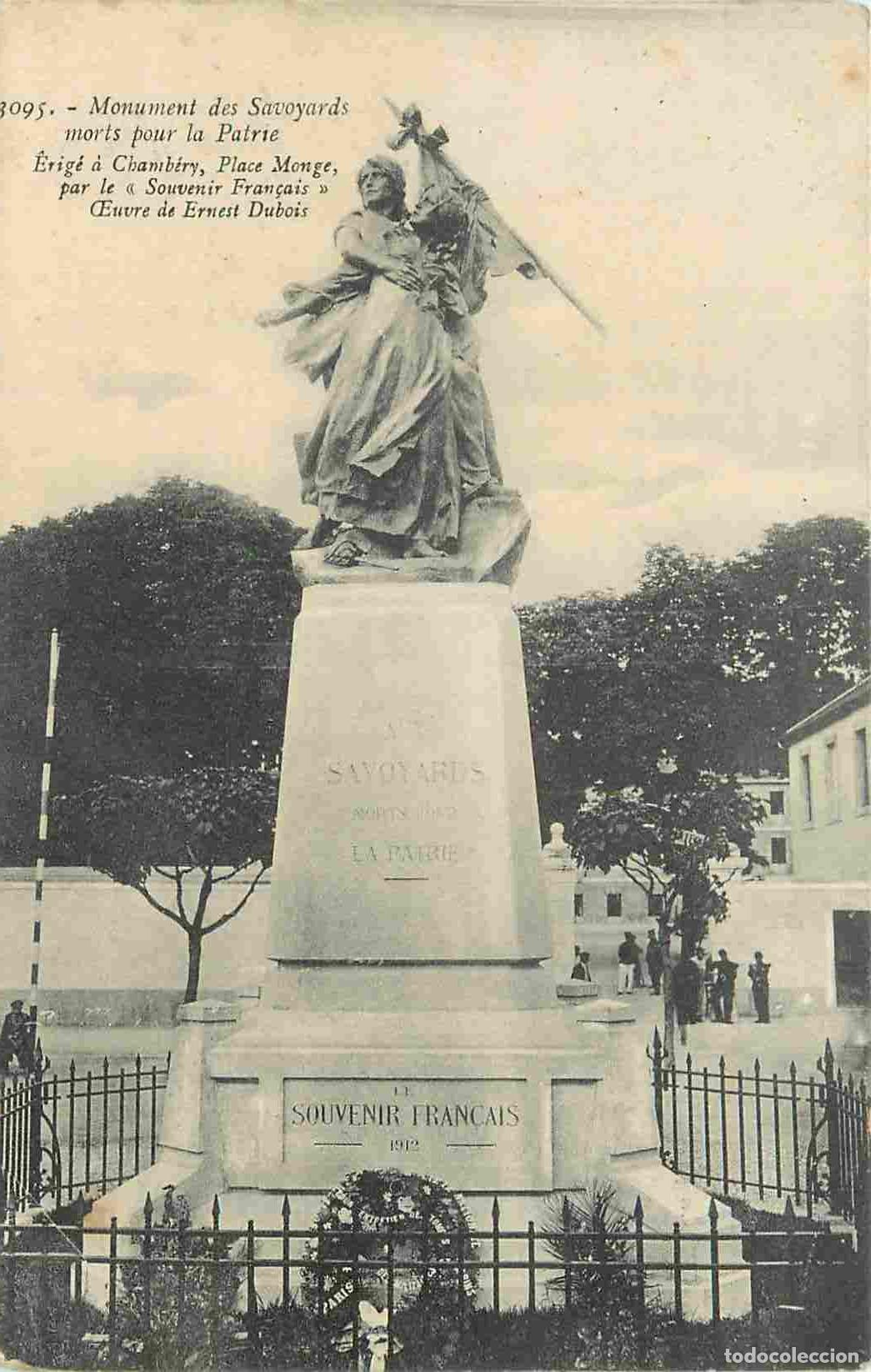 Postais: France - 73 - Chamb&eacute;ry - Monument des Savoyards morts pour la Patrie - Monument aux Morts - Correspo