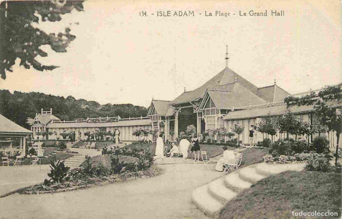 Postales: France - 95 - L'Isle Adam - La Plage - Le Grand Hall - Anim&eacute;e - Correspondance - CPA - Voir Scans Re