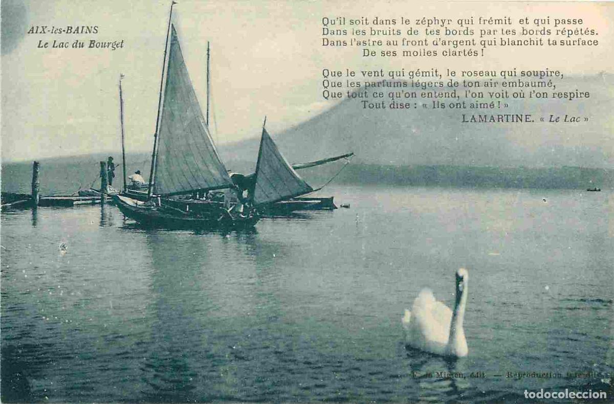 Postales: France - 73 - Aix les Bains - Lac du Bourget - Anim&eacute;e - CPA - Voir Scans Recto-Verso