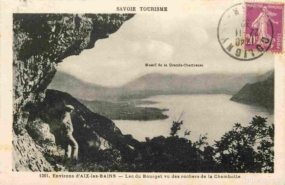 Postales: France - 73 - Lac du Bourget - environs d'Aix les Bains - Lac du Bourget vu des rochers de la Chambo