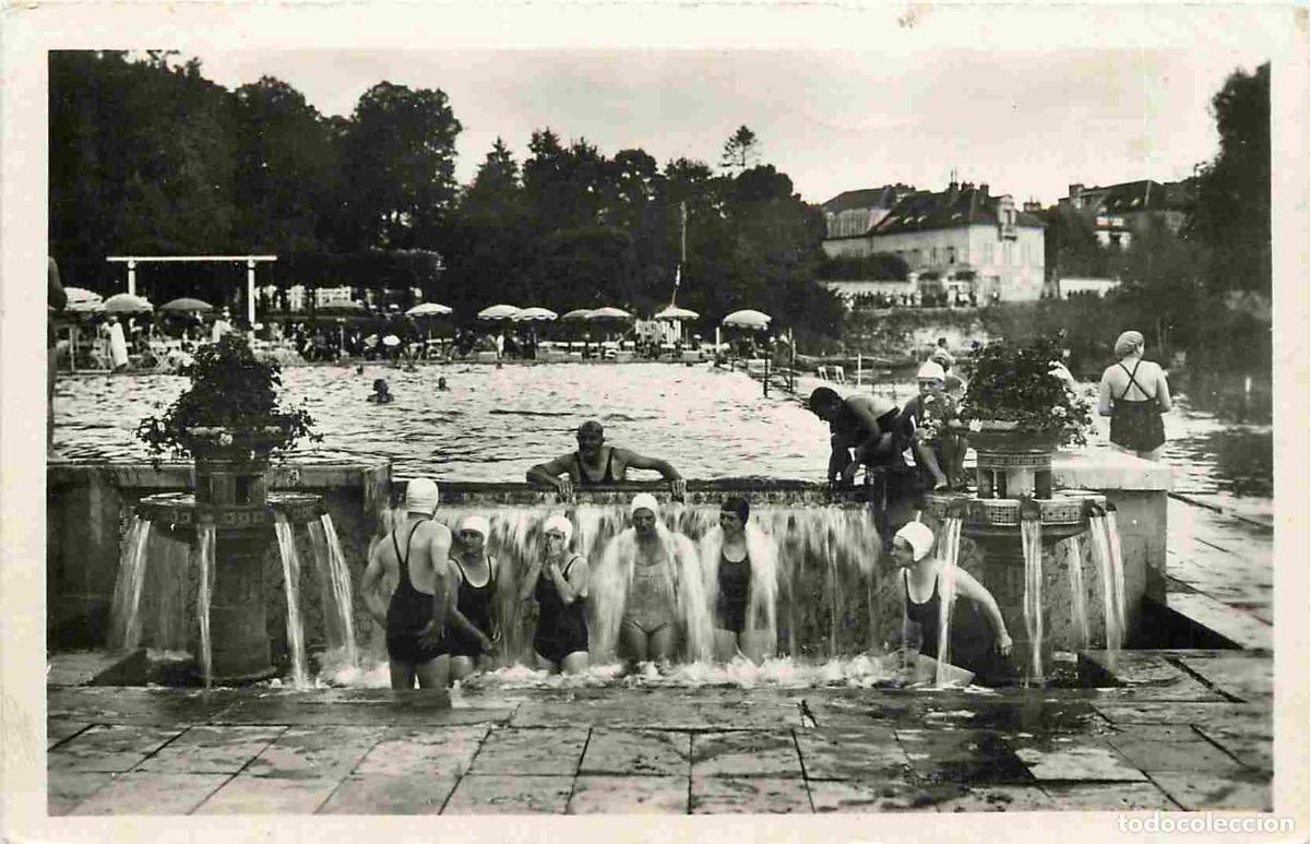 Postales: France - 95 - L'Isle Adam - La Plage - Les douches fleuries - Anim&eacute;e - CPSM format CPA - Oblit&eacute;ratio