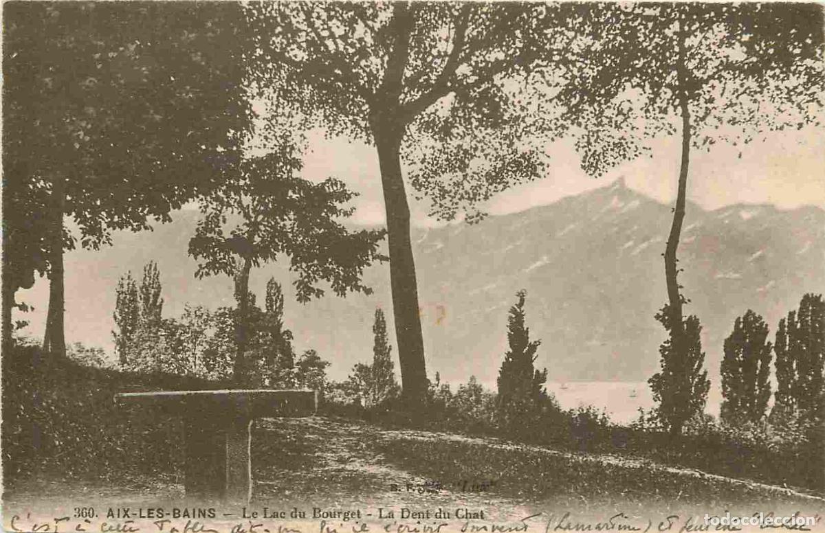 Postales: France - 73 - Aix les Bains - Lac du Bourget - Dent du Chat - CPA - Voir Scans Recto-Verso
