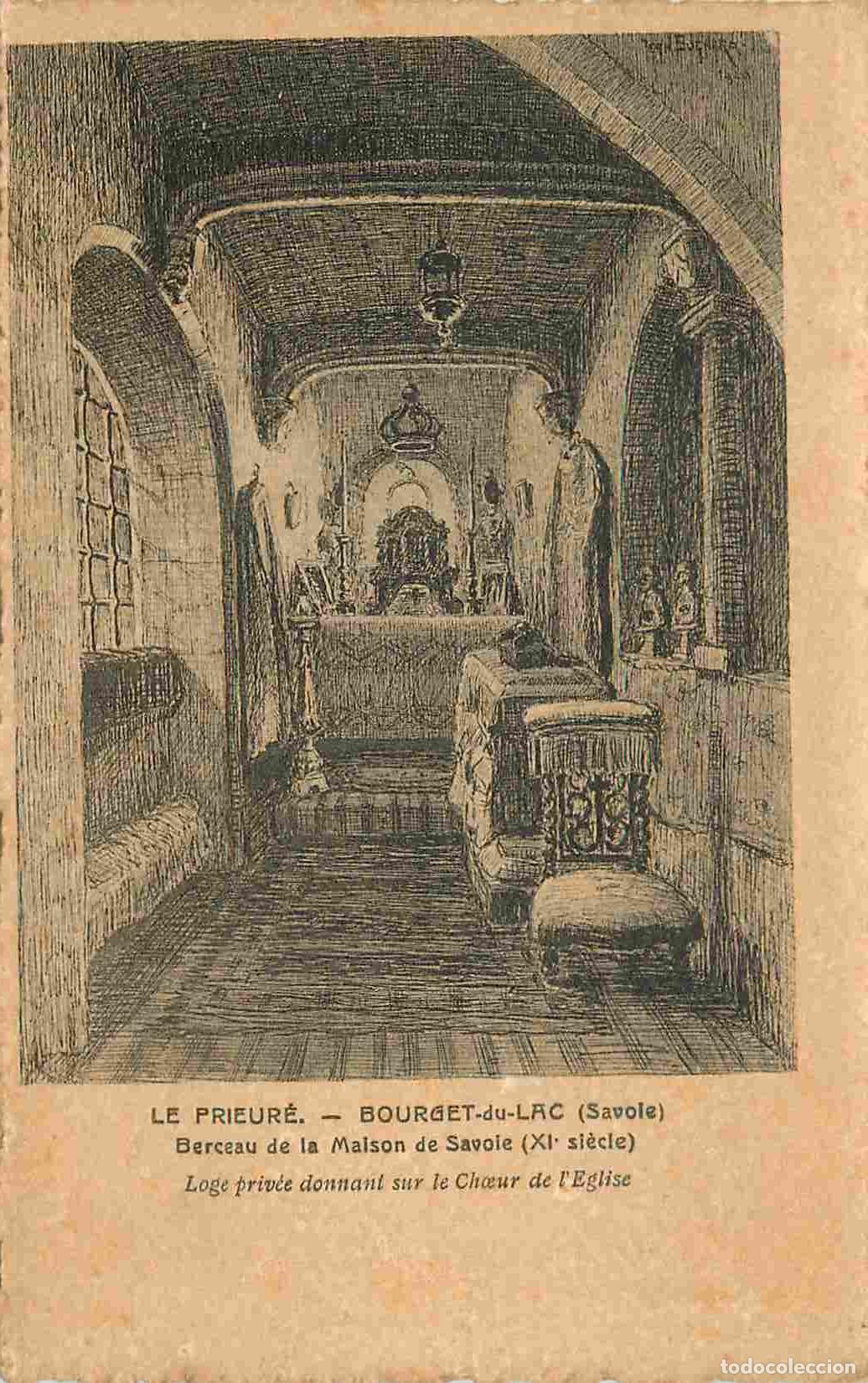 Cartes Postales: France - 73 - Le Bourget du Lac - Le Prieur&eacute; - Berceau de la Maison de Savoie - Loge priv&eacute;e donnant